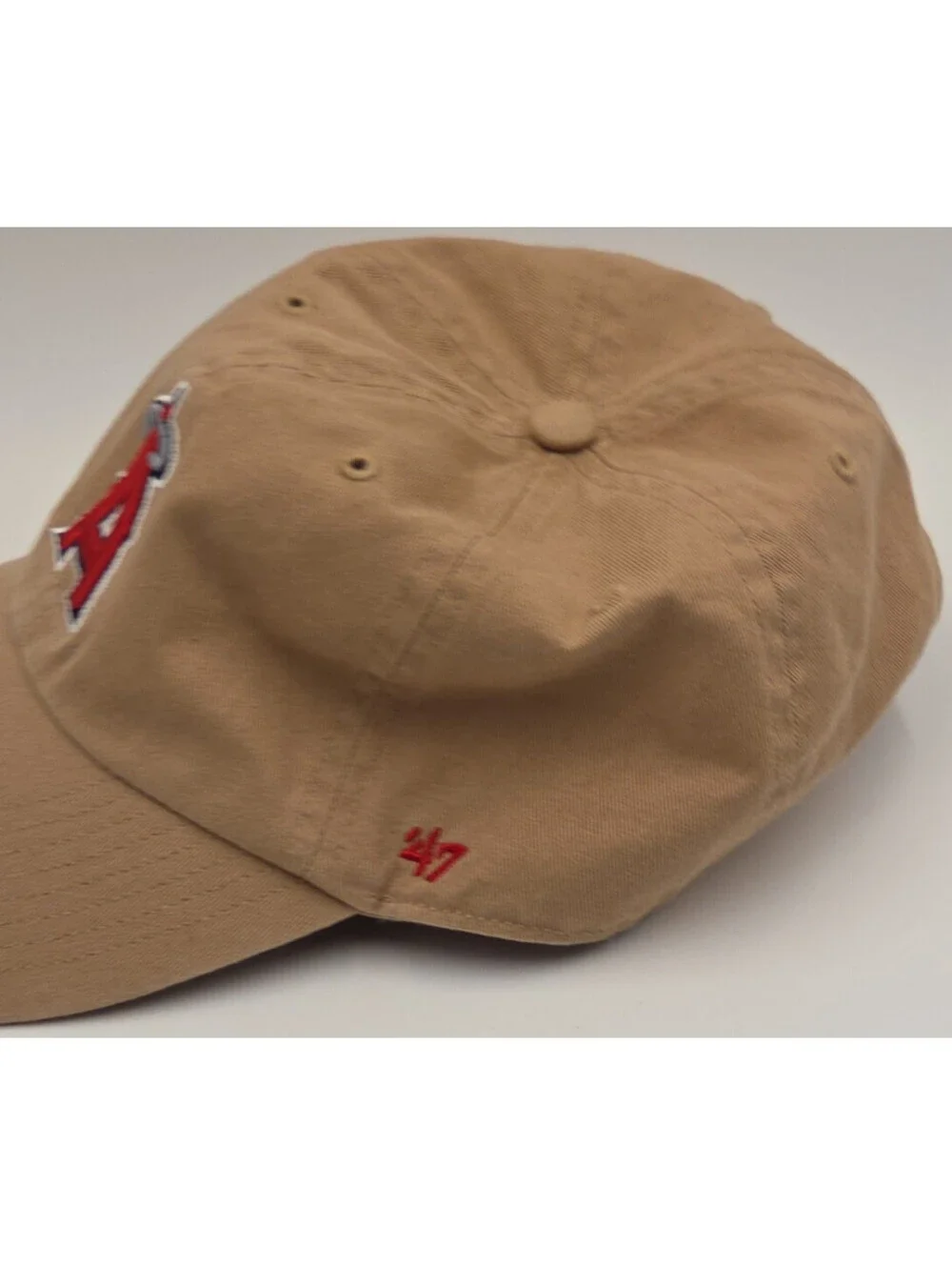 Los Angeles Angels '47 Brand Khaki Tan Adjustable Strapback Baseball Cap MLB